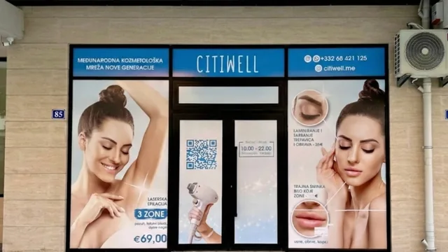 Enterijer salona za lasersku epilaciju u Podgorici (Central Point)