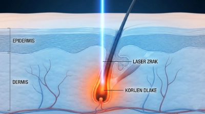 Точное воздействие на волос