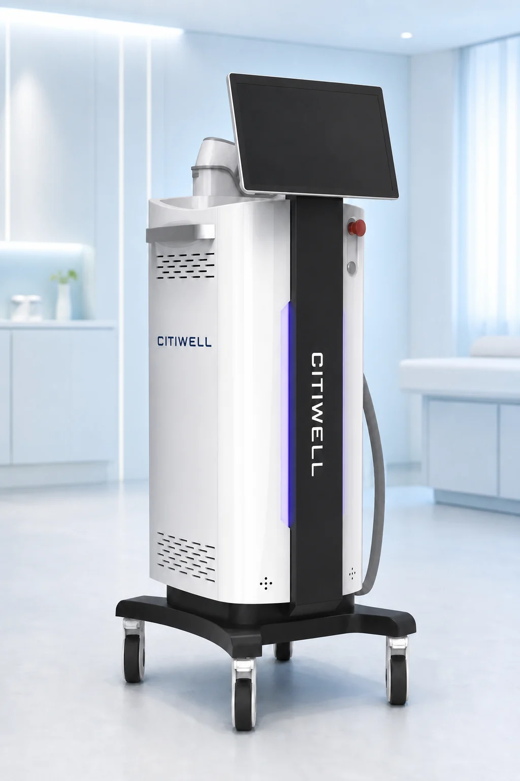 Complete Citiwell K-21 ICE Chill diode laser in a Citiwell treatment room