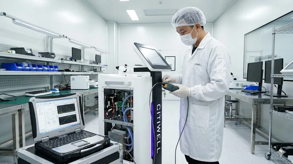 Engineering inspection of Citiwell laser technology