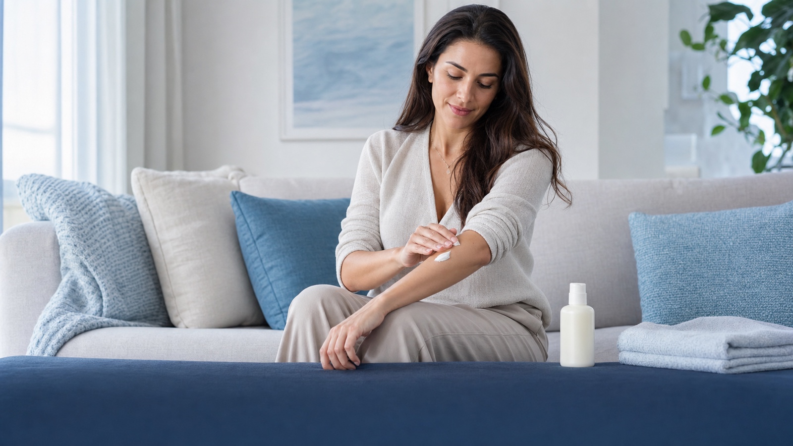 Gentle skin care after treatment